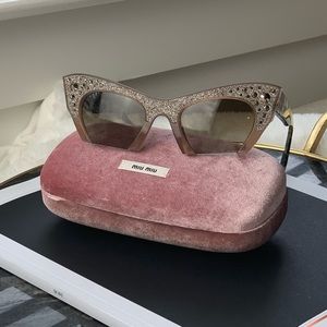100% Authentic Beautiful!! Miu Miu Sunglasses